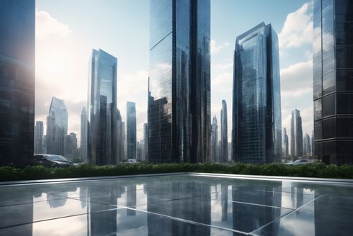 城市風(fēng)光房地產(chǎn)高樓大廈攝影圖 攝影